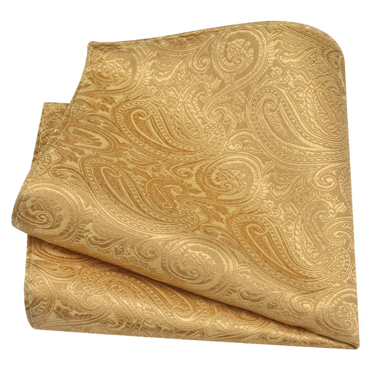 Ricnais Classic Silk Pattern Handkerchiefs 25cm*25cm Hanky Green Red Purple Orange Pocket Square For Man Wedding Business Party