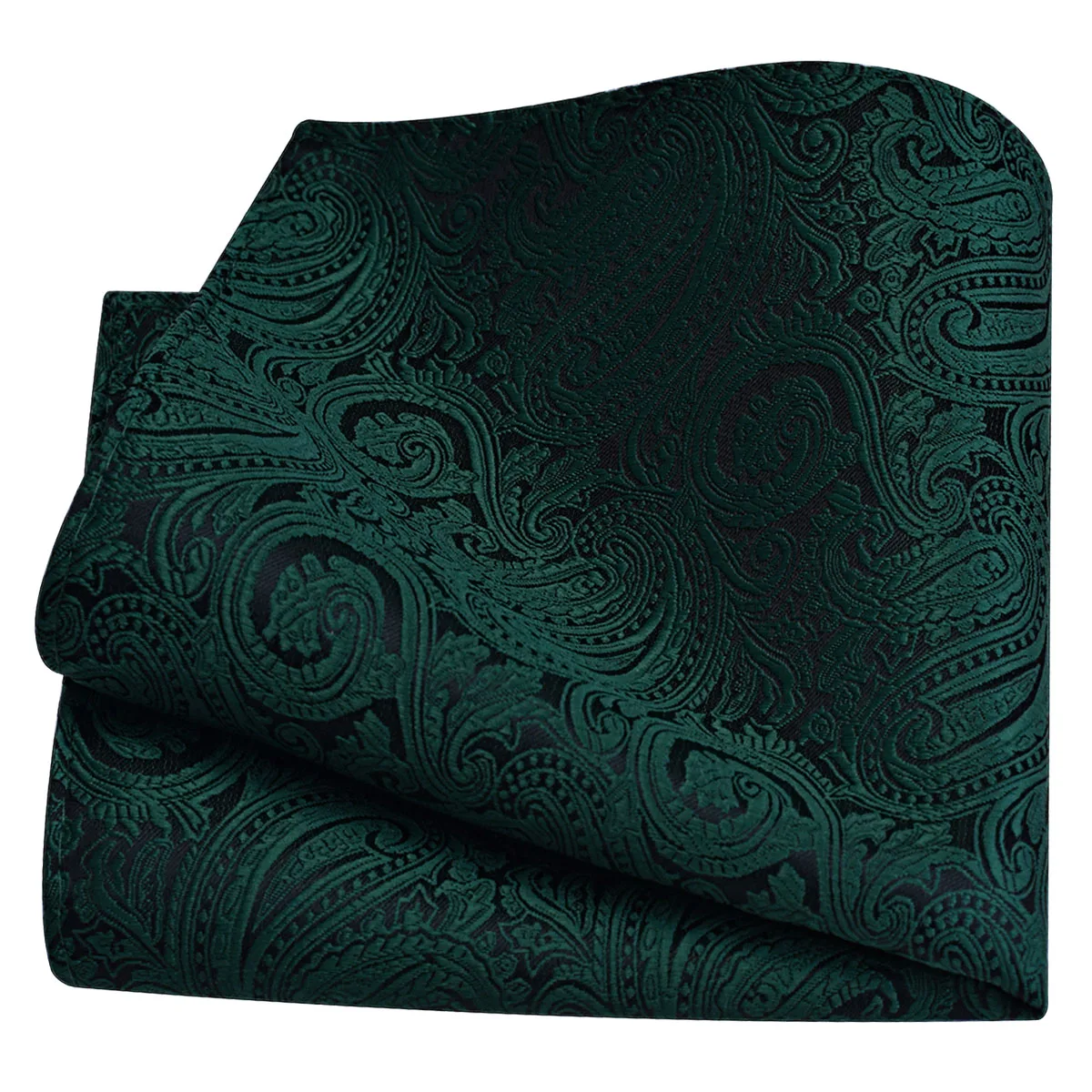 Ricnais Classic Silk Pattern Handkerchiefs 25cm*25cm Hanky Green Red Purple Orange Pocket Square For Man Wedding Business Party