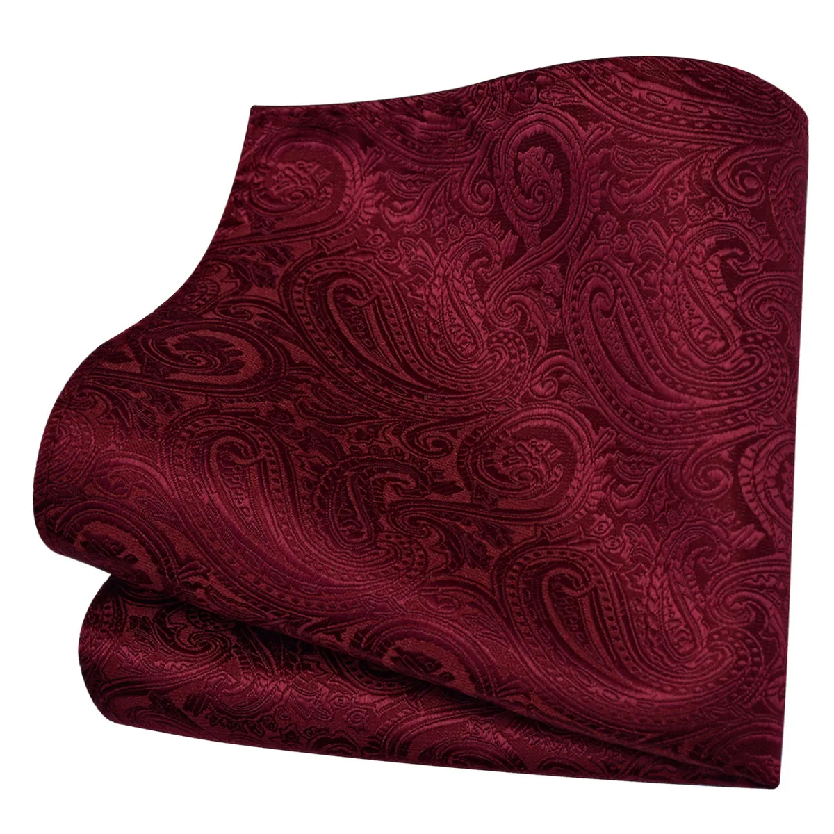 Ricnais Classic Silk Pattern Handkerchiefs 25cm*25cm Hanky Green Red Purple Orange Pocket Square For Man Wedding Business Party