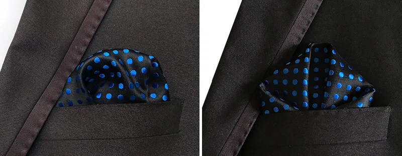 41 Colors 25*25cm Men's Business Suits Pocket Square Handkerchiefs for Wedding Paisley Dot Stripes Hankies Mens Pocket Towel
