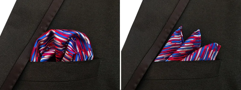 41 Colors 25*25cm Men's Business Suits Pocket Square Handkerchiefs for Wedding Paisley Dot Stripes Hankies Mens Pocket Towel