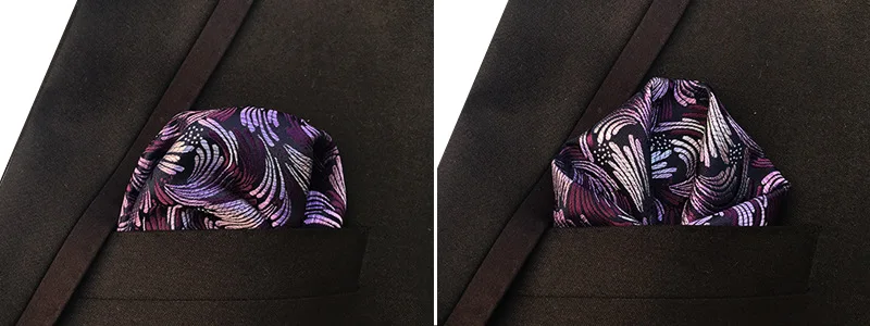 41 Colors 25*25cm Men's Business Suits Pocket Square Handkerchiefs for Wedding Floral Plaid Stripes Hankies Mens Pocket Towel