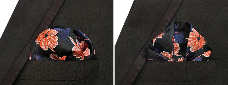 41 Colors 25*25cm Men's Business Suits Pocket Square Handkerchiefs for Wedding Floral Plaid Stripes Hankies Mens Pocket Towel