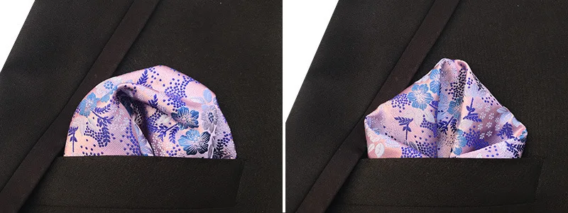 41 Colors 25*25cm Men's Business Suits Pocket Square Handkerchiefs for Wedding Floral Plaid Stripes Hankies Mens Pocket Towel