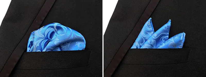 41 Colors 25*25cm Men's Business Suits Pocket Square Handkerchiefs for Wedding Floral Plaid Stripes Hankies Mens Pocket Towel