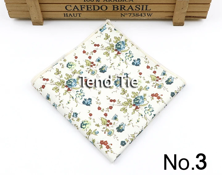New Pocket Square For Men Women Floral Handkerchief Chest Printed Wedding Party Dress Polly Towels Hanky