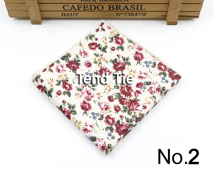 New Pocket Square For Men Women Floral Handkerchief Chest Printed Wedding Party Dress Polly Towels Hanky