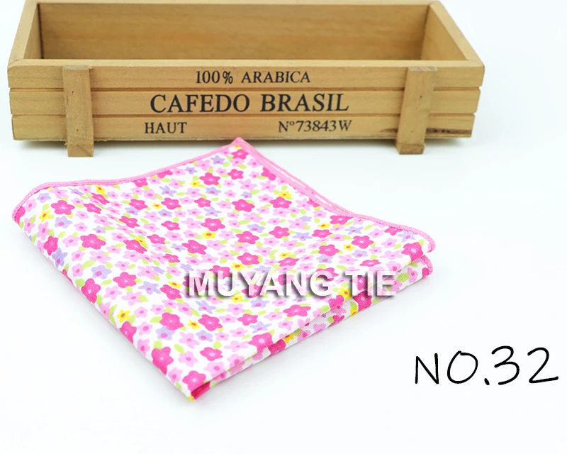 Kids Handkerchief Scarves Vintage Cotton Hankies Men's Pocket Square Children Dog Duck Animal Fruit Handkerchiefs