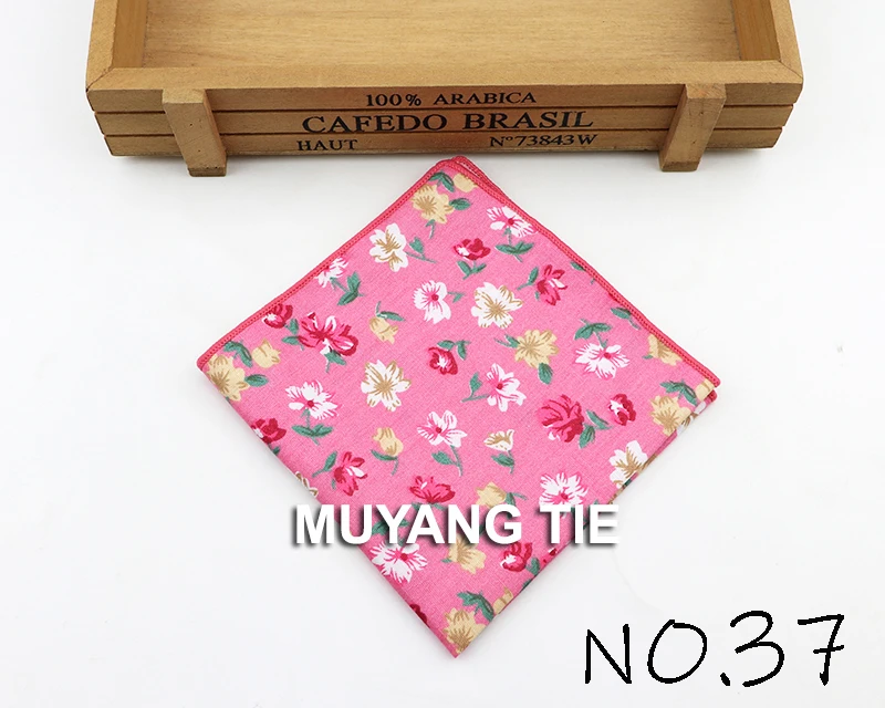 Kids Handkerchief Scarves Vintage Cotton Hankies Men's Pocket Square Children Dog Duck Animal Fruit Handkerchiefs