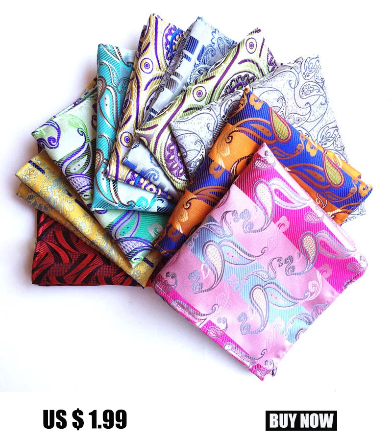 Men's Pre-folded Pocket Square Solid Polka Dots Handkerchiefs 17 Colors Gentleman Formal Wedding Party Business Chest Towel