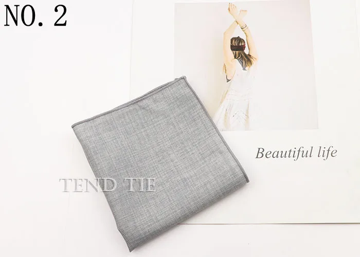 27 Colors Fashion Solid color Handkerchief Blue Red Pink Square Scarf Men's Formal Suit Accessories Wedding Gift
