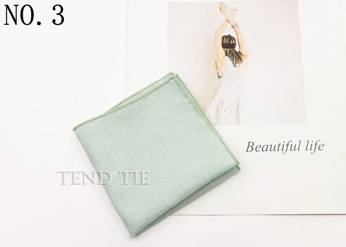 27 Colors Fashion Solid color Handkerchief Blue Red Pink Square Scarf Men's Formal Suit Accessories Wedding Gift