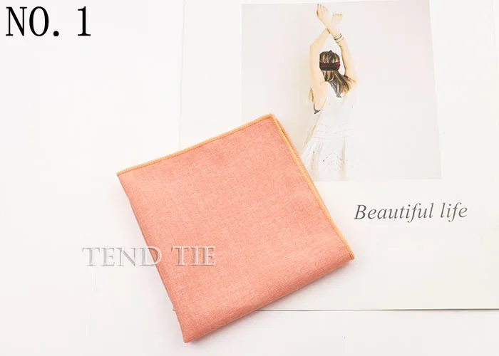 27 Colors Fashion Solid color Handkerchief Blue Red Pink Square Scarf Men's Formal Suit Accessories Wedding Gift