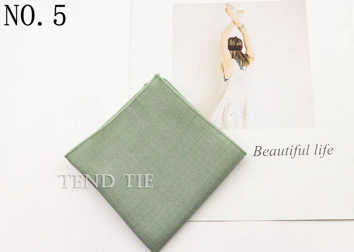 27 Colors Fashion Solid color Handkerchief Blue Red Pink Square Scarf Men's Formal Suit Accessories Wedding Gift