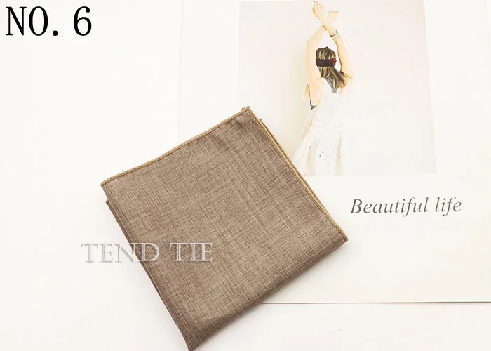 27 Colors Fashion Solid color Handkerchief Blue Red Pink Square Scarf Men's Formal Suit Accessories Wedding Gift