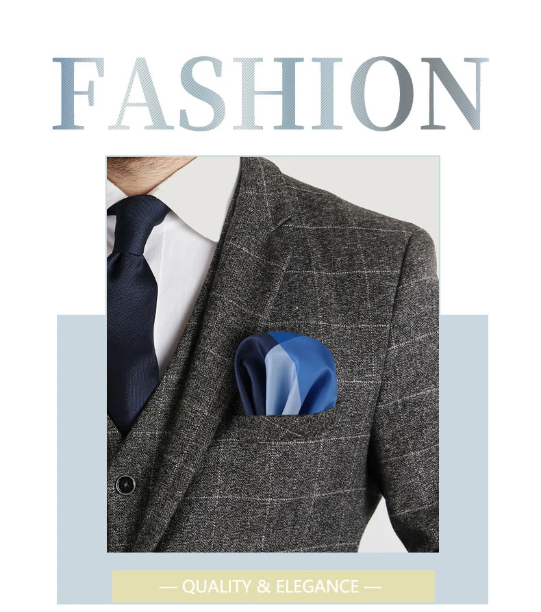 Tailor Smith Men's Luxury Suit Pocket Squares 30x30cm Large Size Business Printed Floral Paisley Solid Dot Hankies Chest Towel