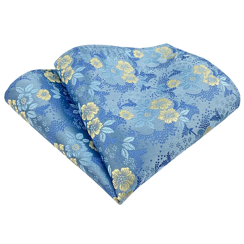 New Jacquard Pocket Square For Men Women Floral Chest Towel Gentlemen Hankies Men's Suit Handkerchief Plaid Pocket Towel Gifts