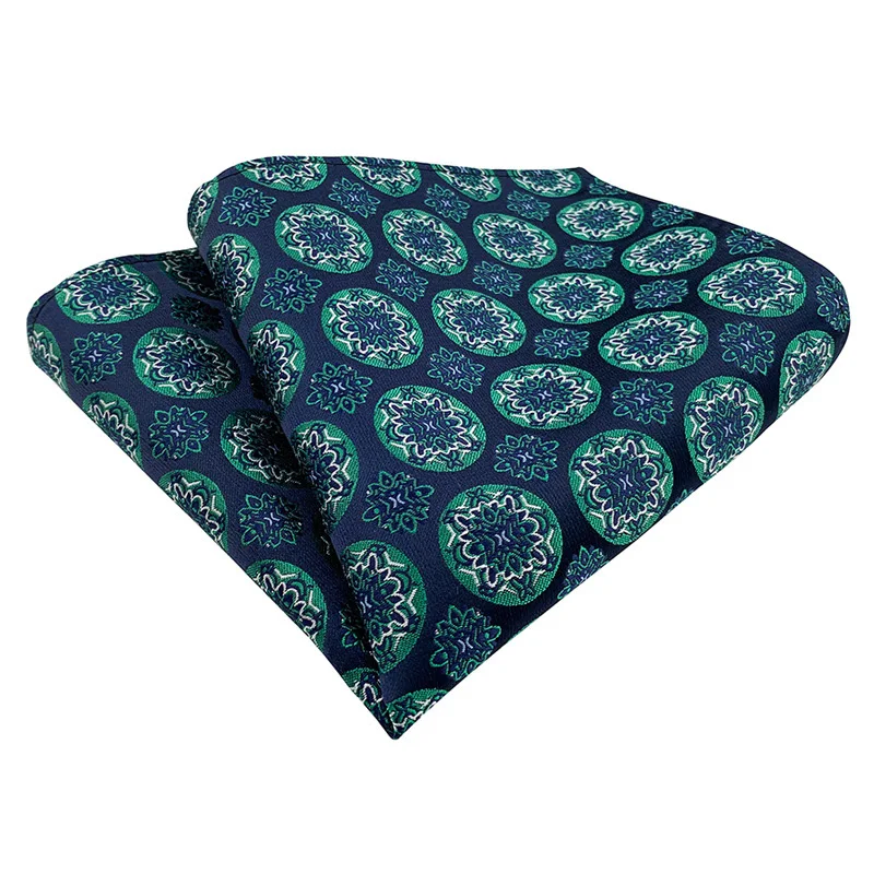 New Jacquard Pocket Square For Men Women Floral Chest Towel Gentlemen Hankies Men's Suit Handkerchief Plaid Pocket Towel Gifts