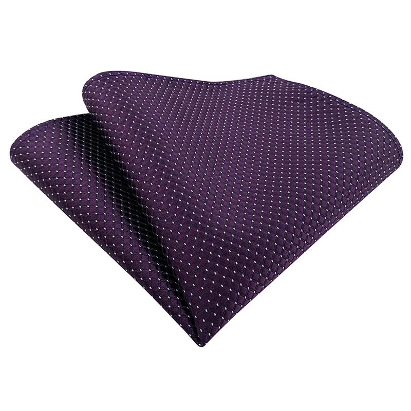 New Jacquard Pocket Square For Men Women Floral Chest Towel Gentlemen Hankies Men's Suit Handkerchief Plaid Pocket Towel Gifts
