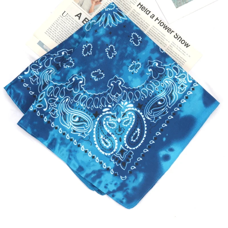 Fashion Unisex Adult Bandana Hairbands Cowboy Biker Sports Head wear Wrist Hair wrap Single Sided Head Wrap Scarf Paisley
