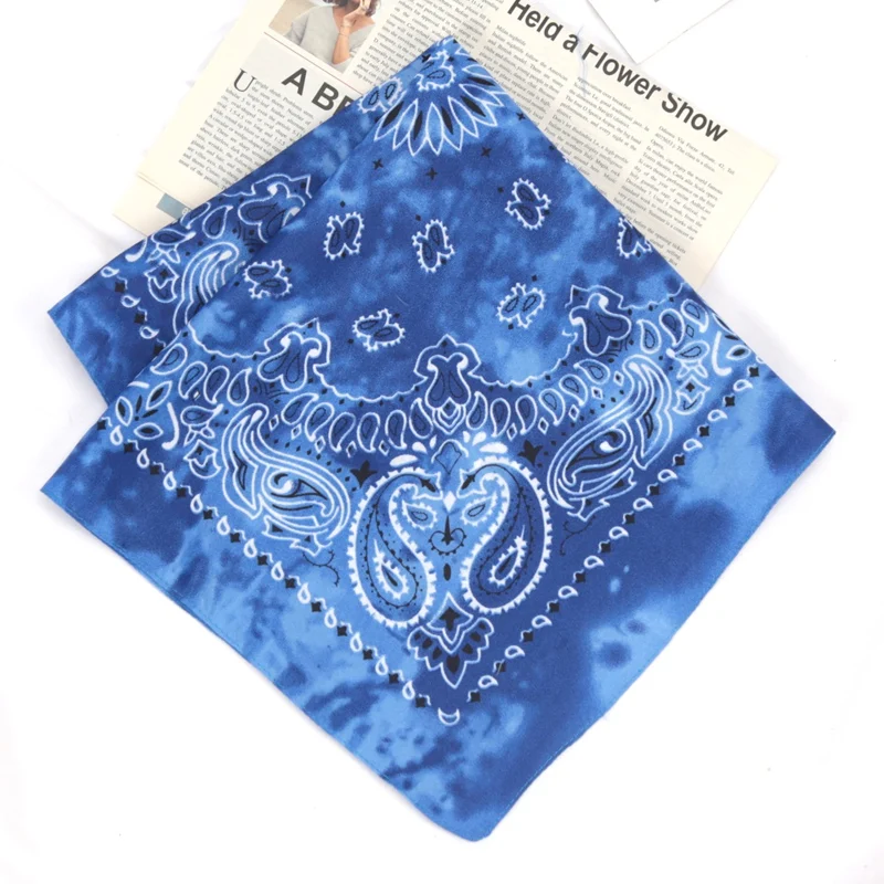 Fashion Unisex Adult Bandana Hairbands Cowboy Biker Sports Head wear Wrist Hair wrap Single Sided Head Wrap Scarf Paisley