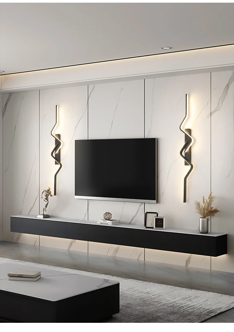 Modern Stairs Wall Light Nordic Living Room Lights For Wall Sconce Ceiling Light Home Decor Lighting Fixtures Long Decor Ghts