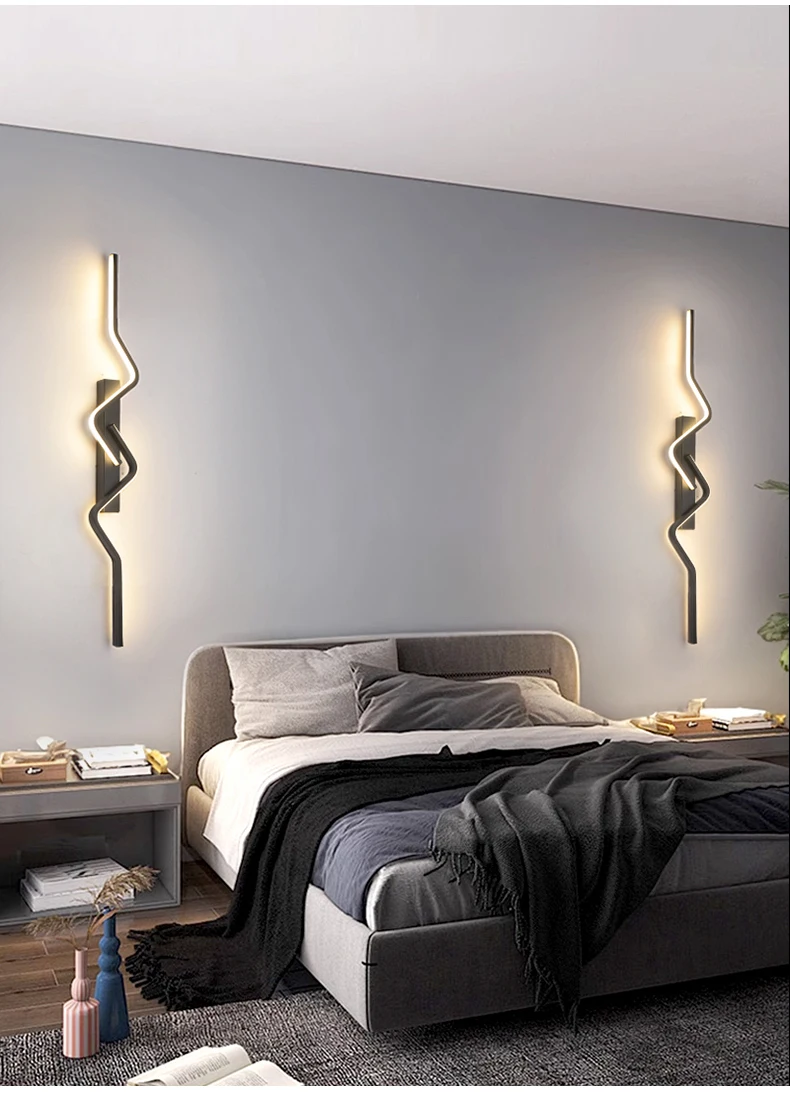 Modern Stairs Wall Light Nordic Living Room Lights For Wall Sconce Ceiling Light Home Decor Lighting Fixtures Long Decor Ghts