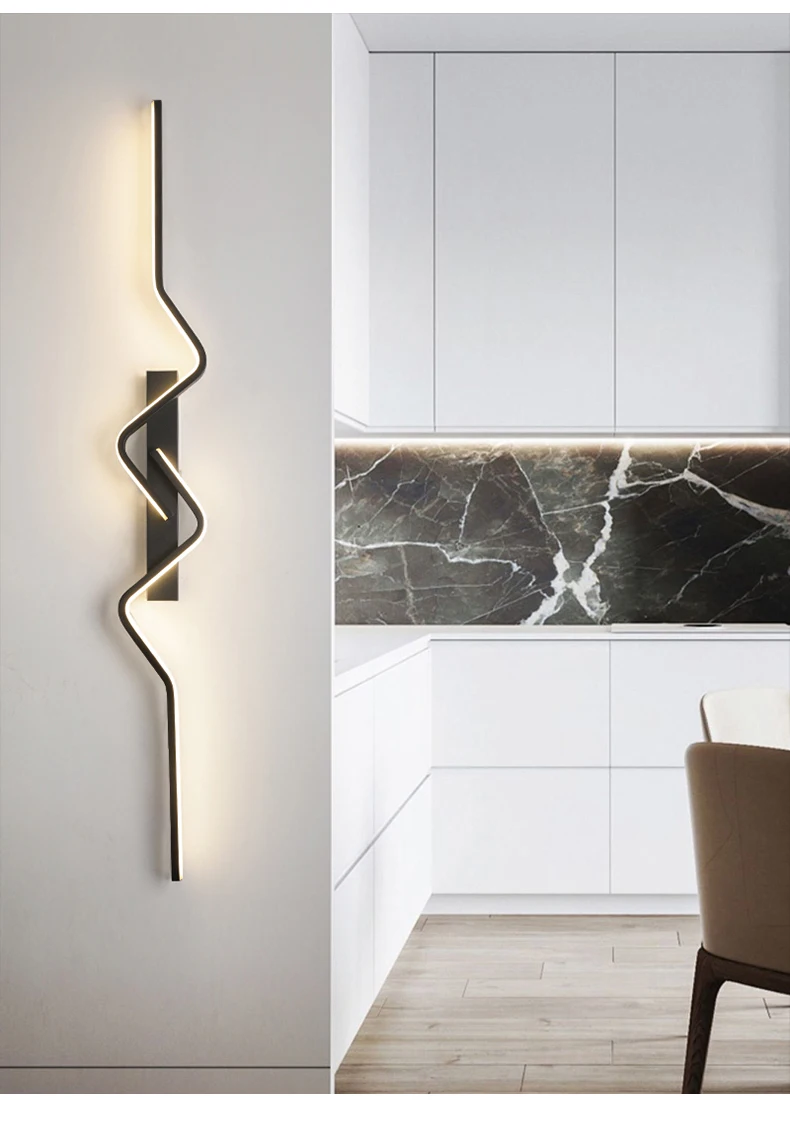 Modern Stairs Wall Light Nordic Living Room Lights For Wall Sconce Ceiling Light Home Decor Lighting Fixtures Long Decor Ghts