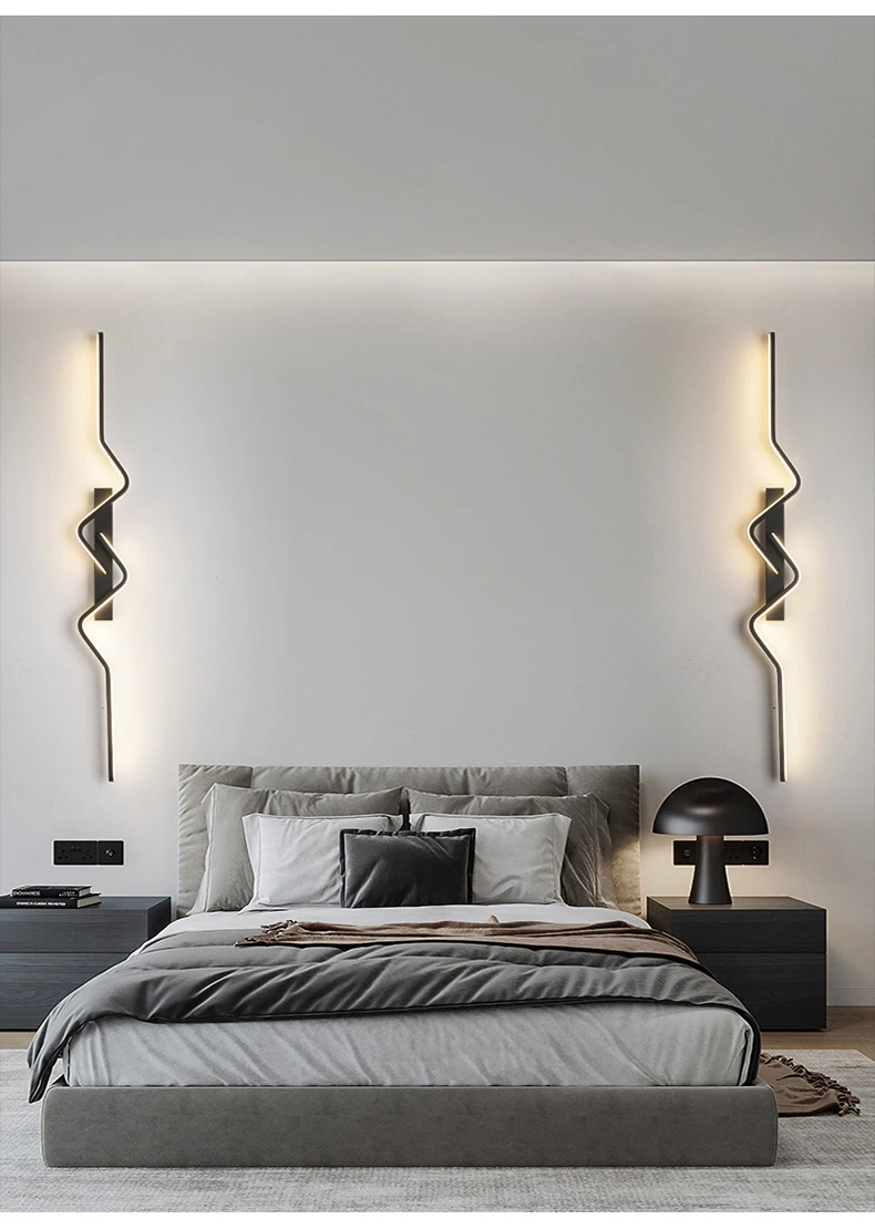 Modern Stairs Wall Light Nordic Living Room Lights For Wall Sconce Ceiling Light Home Decor Lighting Fixtures Long Decor Ghts