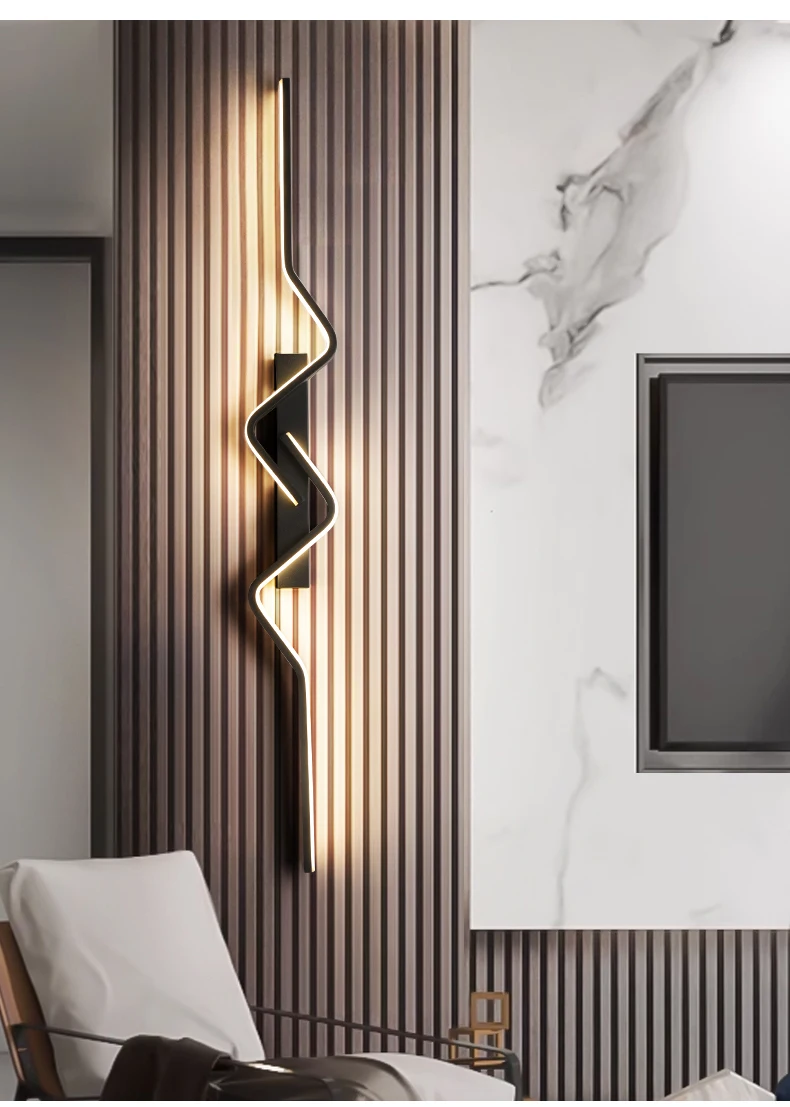 Modern Stairs Wall Light Nordic Living Room Lights For Wall Sconce Ceiling Light Home Decor Lighting Fixtures Long Decor Ghts