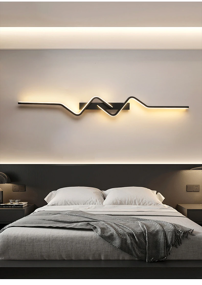 Modern Stairs Wall Light Nordic Living Room Lights For Wall Sconce Ceiling Light Home Decor Lighting Fixtures Long Decor Ghts
