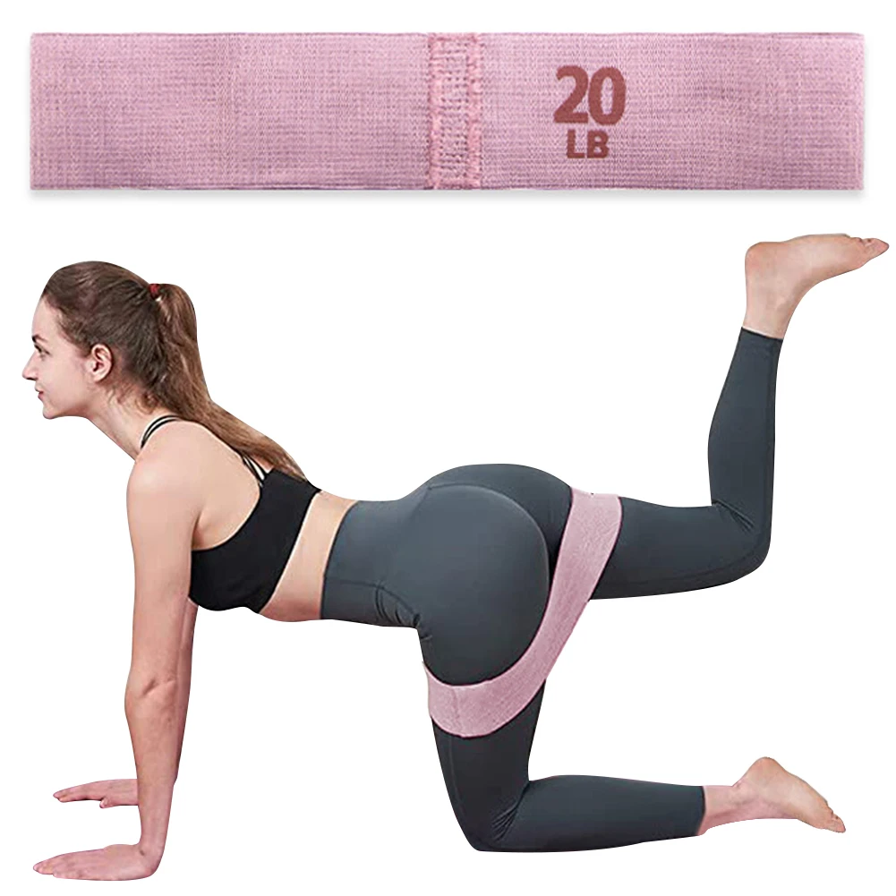 15-90LB Fabric Elastic Bands Fitness Resistance Bands Yoga Pilates Hip Circle Expander Bands Training Loops Workout Equipment