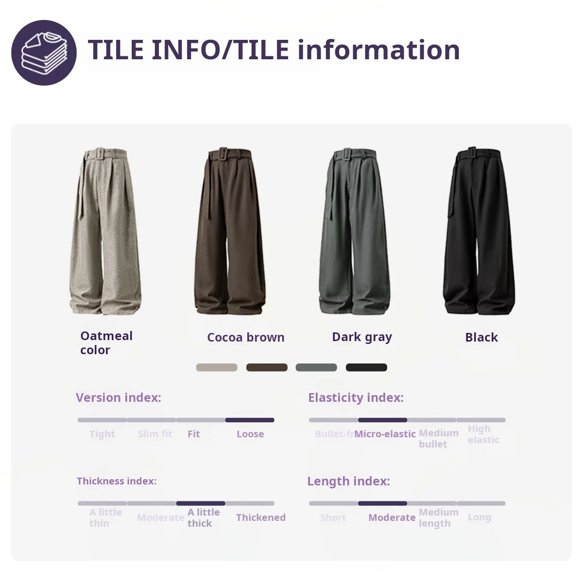 HANGLU 2025 Men's 3D Pleated Trousers J-Cut Drape Wide Leg Old Money Style Belted Formal Casual Slim Fit Pants