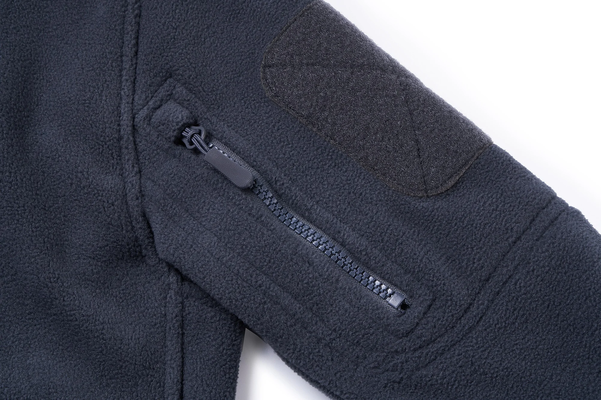 TACVASEN Spring Winter Fleece Jacket With Hoodie Mens Hooded Fleece Jacket Full-Zip Up Outdoor Windproof Hooded Warm Work Coat