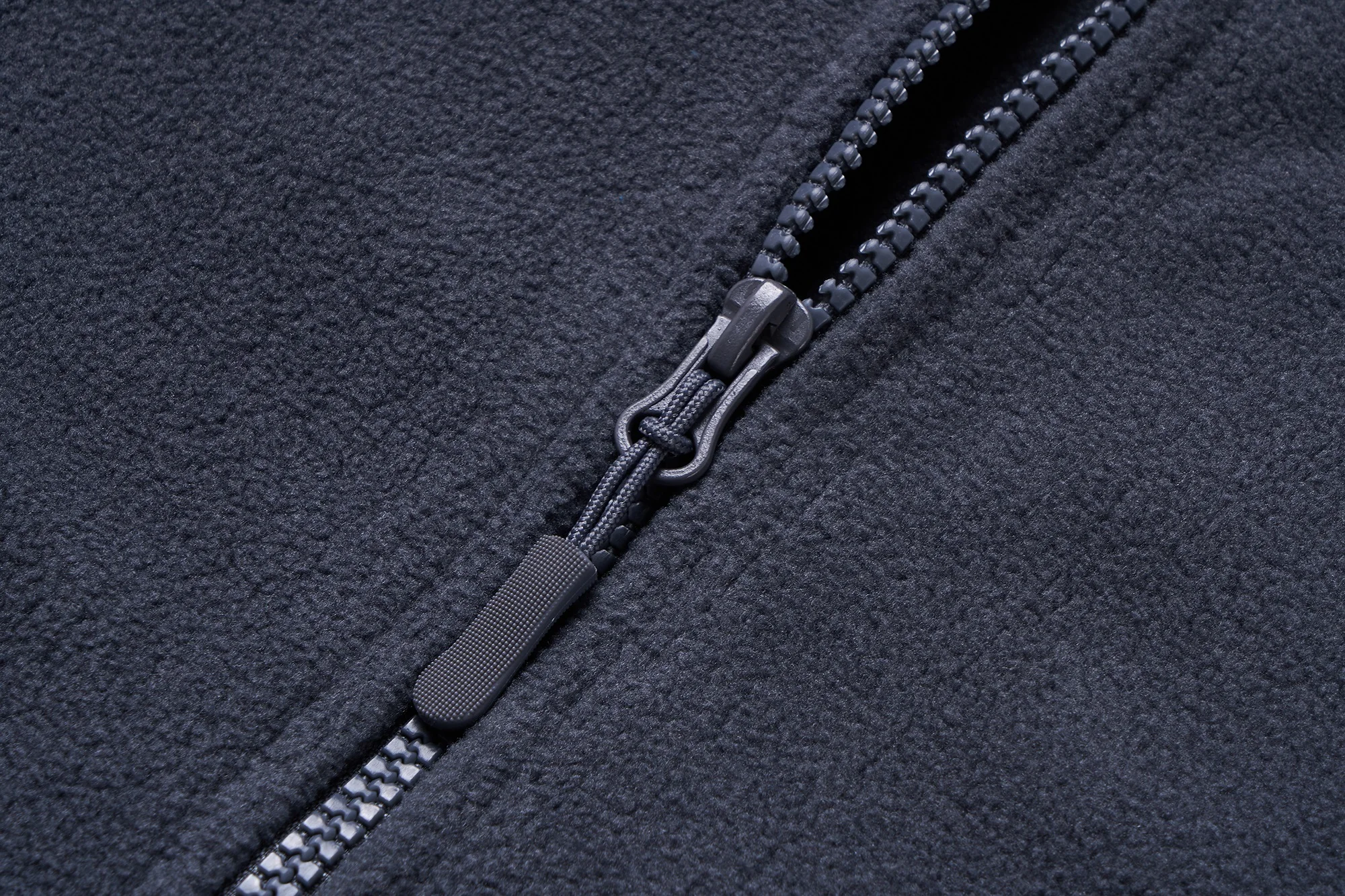TACVASEN Spring Winter Fleece Jacket With Hoodie Mens Hooded Fleece Jacket Full-Zip Up Outdoor Windproof Hooded Warm Work Coat