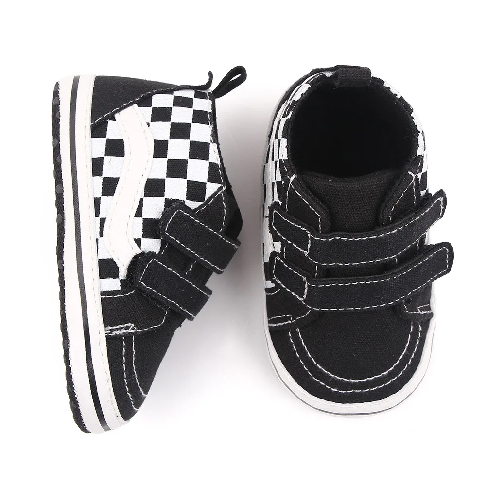 Baby Casual Shoes for Boy Spring Autumn Soft Soled Hook & Loop Fashion Design Comfortable Walking Sneakers Infant Shoes D2545