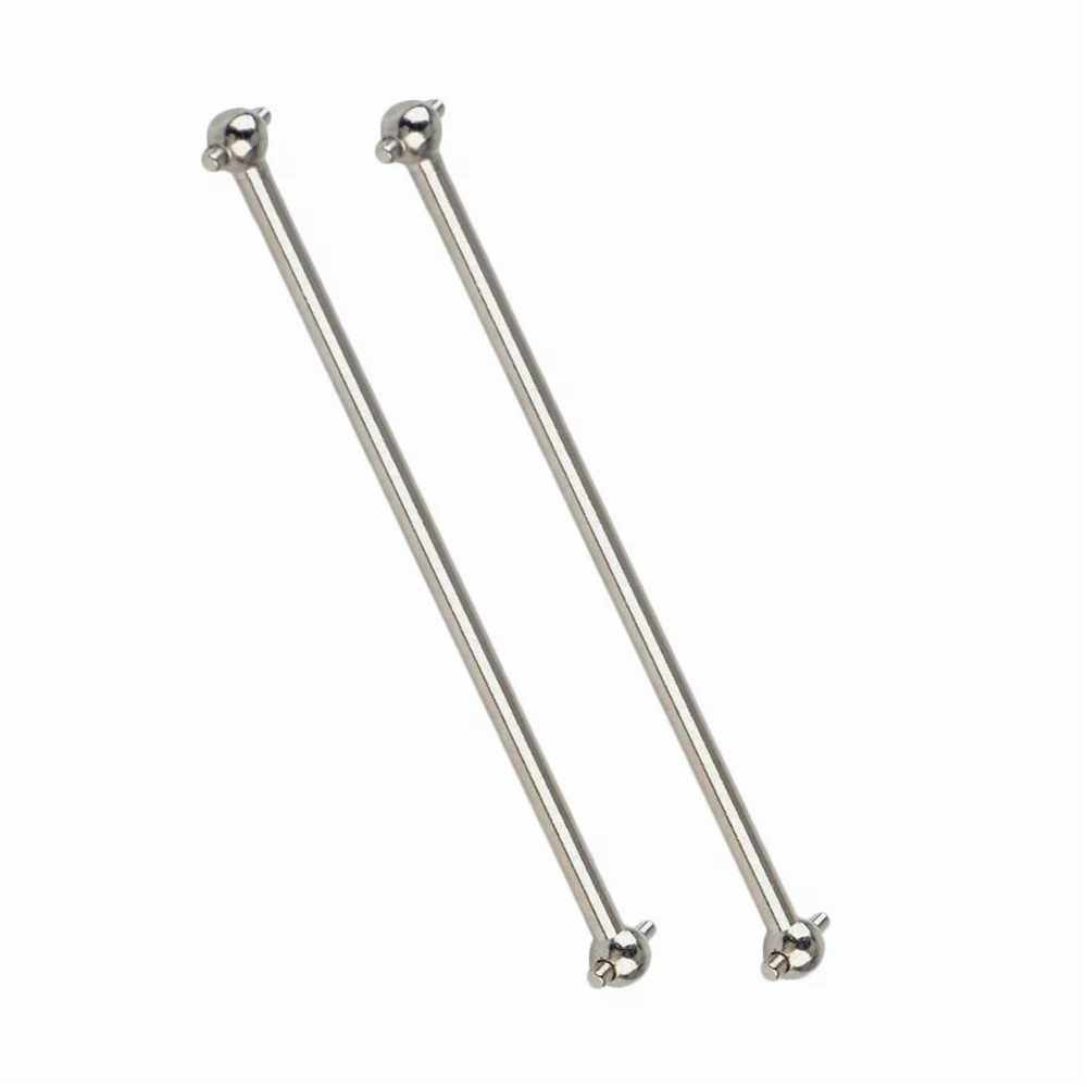 2pcs/set Steel Metal Drive Shaft Dogbone Overall Length 61mm 63mm 70mm 77mm 84mm 87mm 89.5mm 100mm For HSP 1/10 RC Car Parts