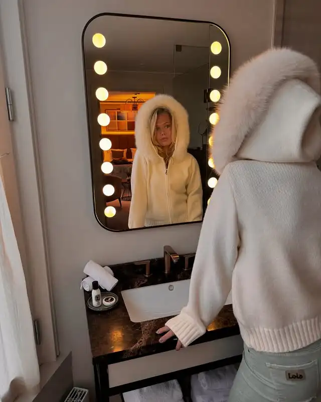 OFTBUY New Fashion Autumn Winter Casual Hooded Real Fox Fur Collar Fashion Short Knitted Jacket with Natural Fur Coat for Women