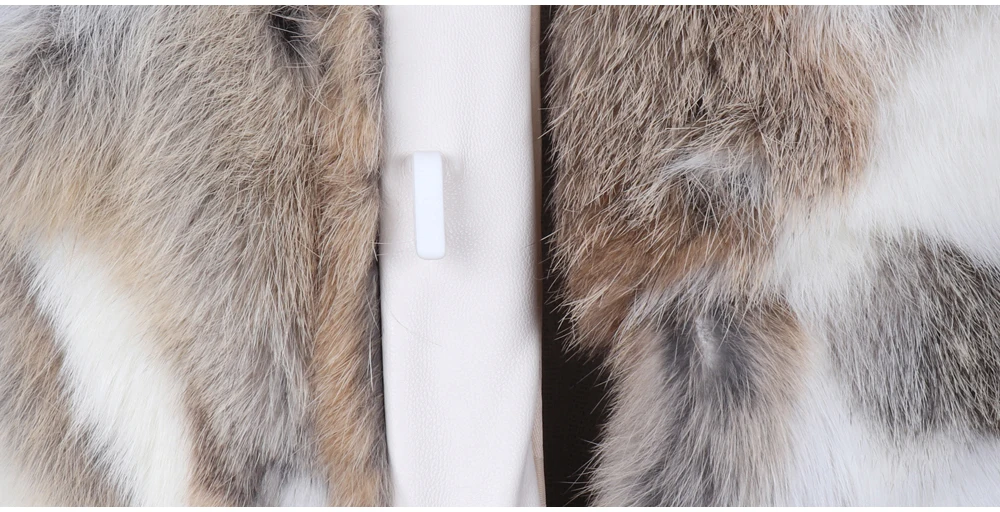 2026 New Style Genuine Rabbit Fur Coat Women Real Rabbit Fur Jacket Lady Winter Fur Overcoat Customized Big Size Mandarin Collar