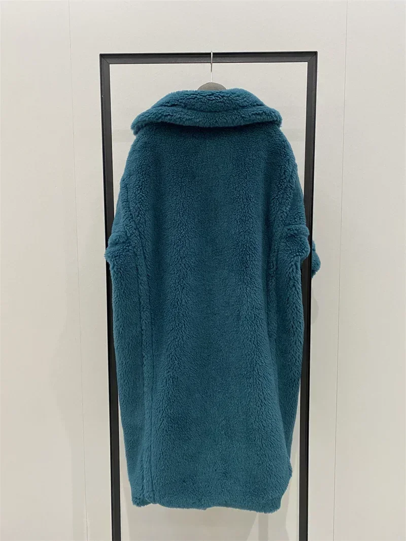 Max Teddy Coat 62% Alpaca 26% Wool 12% Silk Coat Winter Thicken Women's Coat