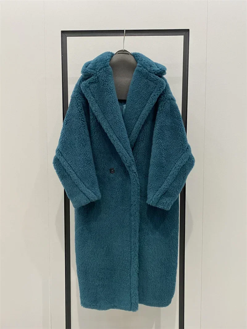 Max Teddy Coat 62% Alpaca 26% Wool 12% Silk Coat Winter Thicken Women's Coat