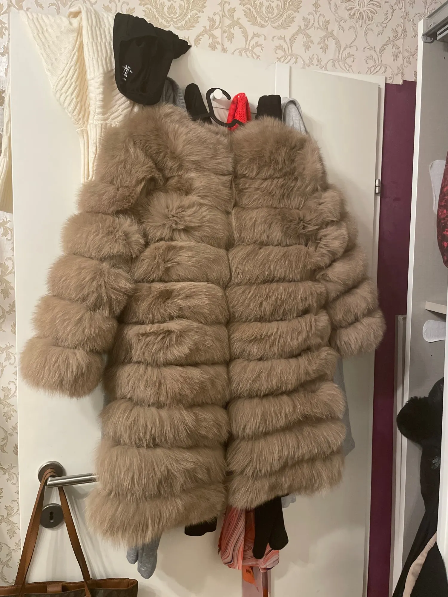 NEW Style 4in1 Real Fur Coats Women Natural Real Fur Jackets Vest Winter Outerwear Women Fox Fur Coat High Quality Fur Clothes