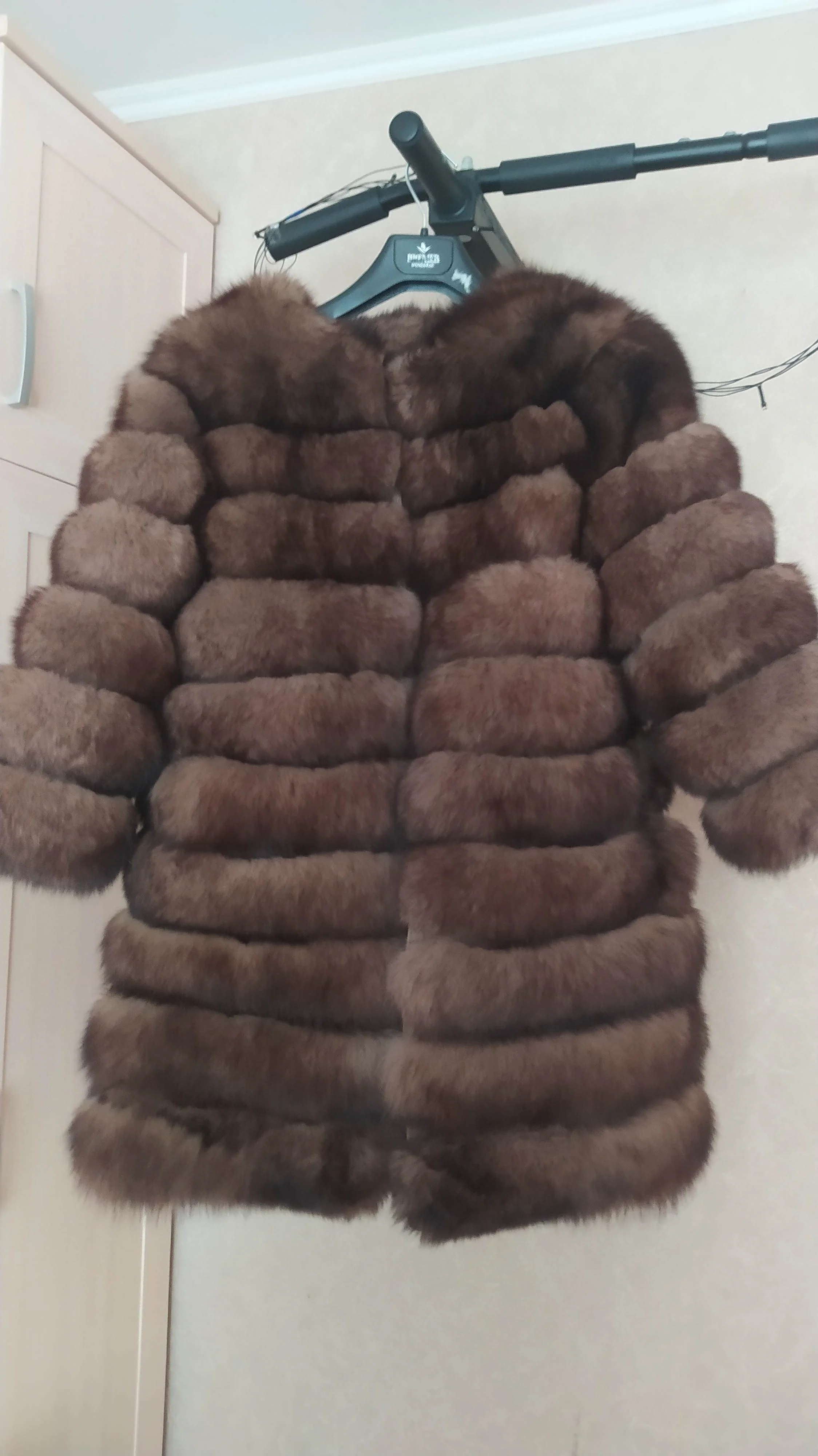 NEW Style 4in1 Real Fur Coats Women Natural Real Fur Jackets Vest Winter Outerwear Women Fox Fur Coat High Quality Fur Clothes