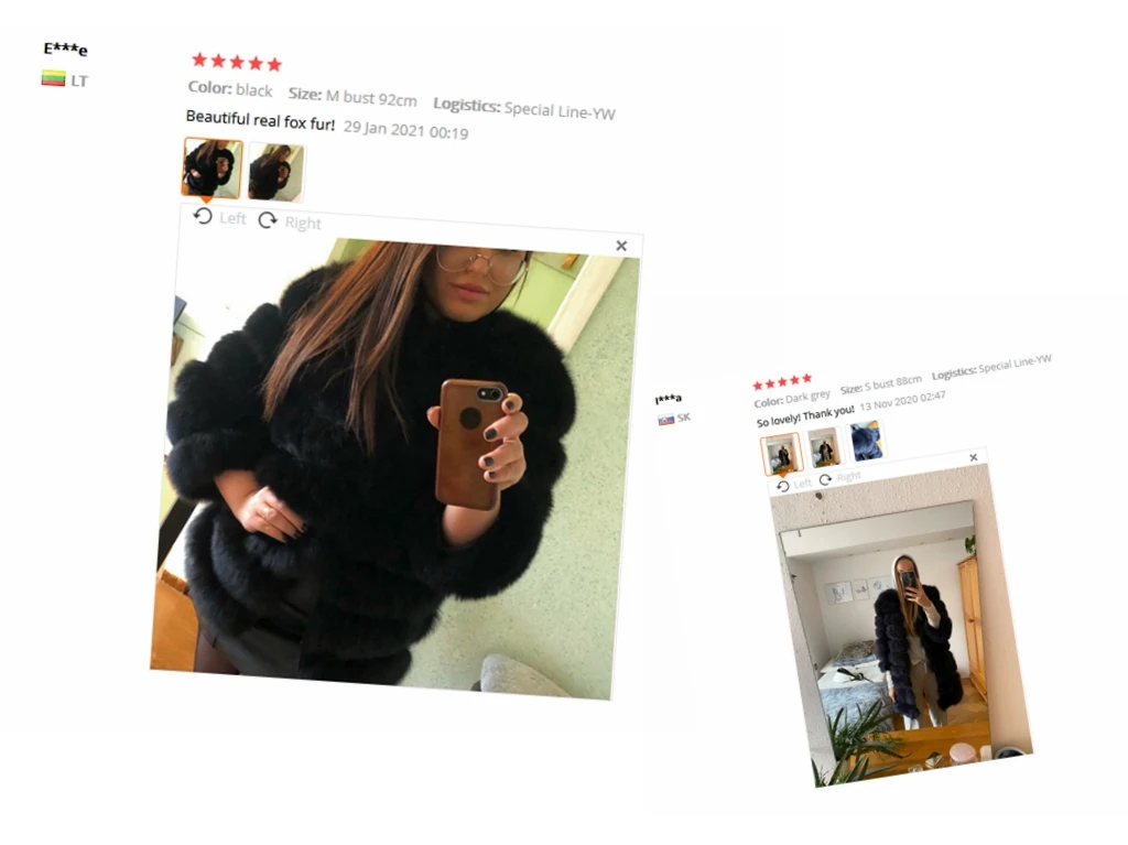 NEW Style 4in1 Real Fur Coats Women Natural Real Fur Jackets Vest Winter Outerwear Women Fox Fur Coat High Quality Fur Clothes