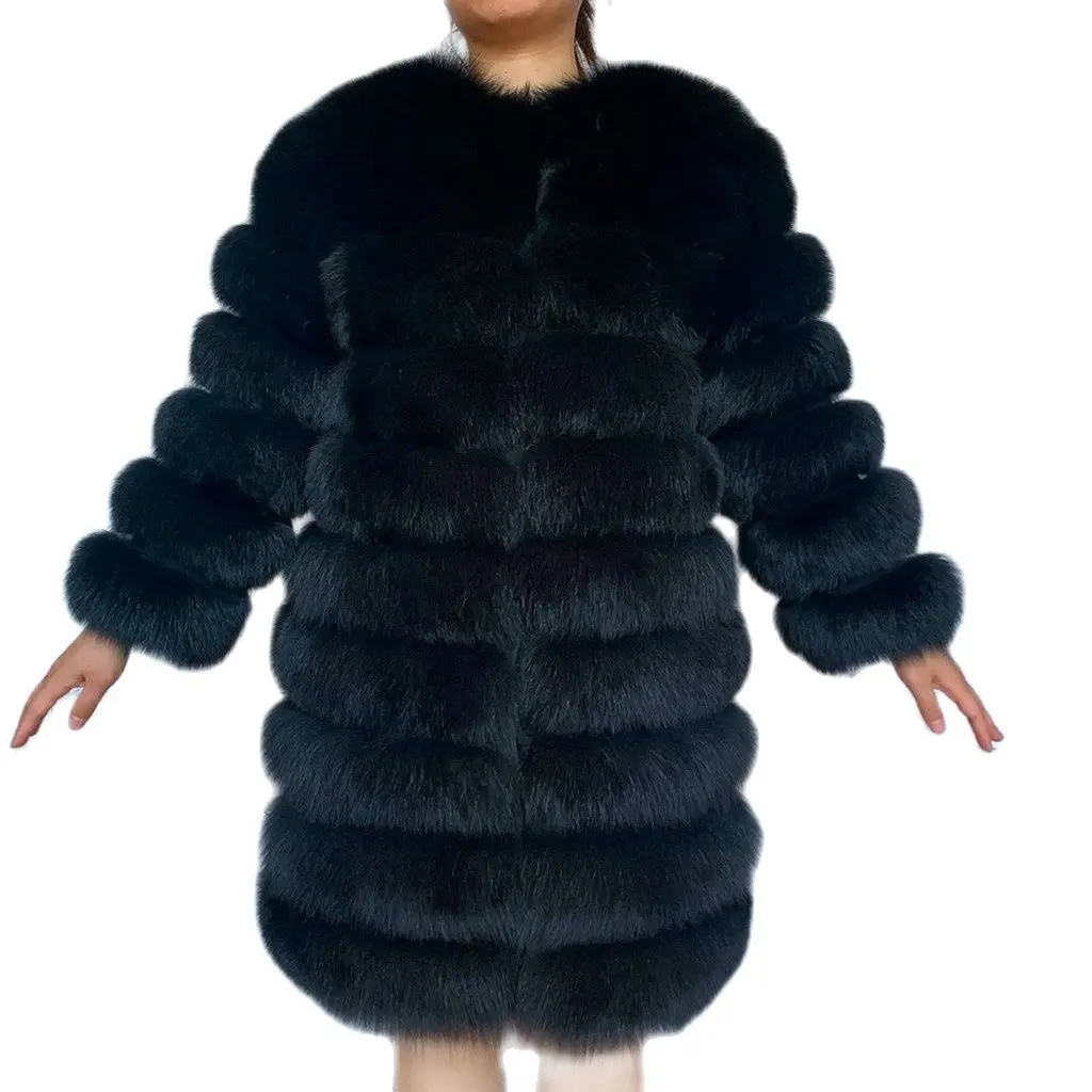 NEW Style 4in1 Real Fur Coats Women Natural Real Fur Jackets Vest Winter Outerwear Women Fox Fur Coat High Quality Fur Clothes