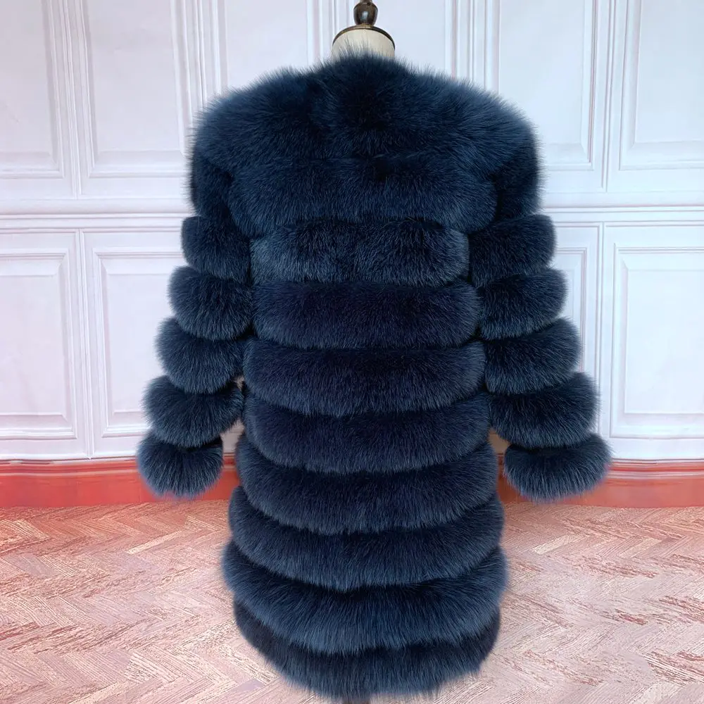 NEW Style 4in1 Real Fur Coats Women Natural Real Fur Jackets Vest Winter Outerwear Women Fox Fur Coat High Quality Fur Clothes