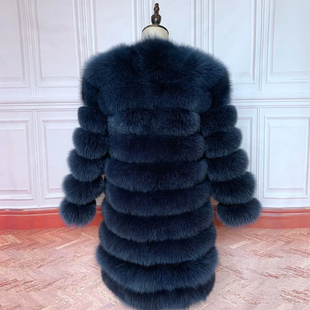 NEW Style 4in1 Real Fur Coats Women Natural Real Fur Jackets Vest Winter Outerwear Women Fox Fur Coat High Quality Fur Clothes