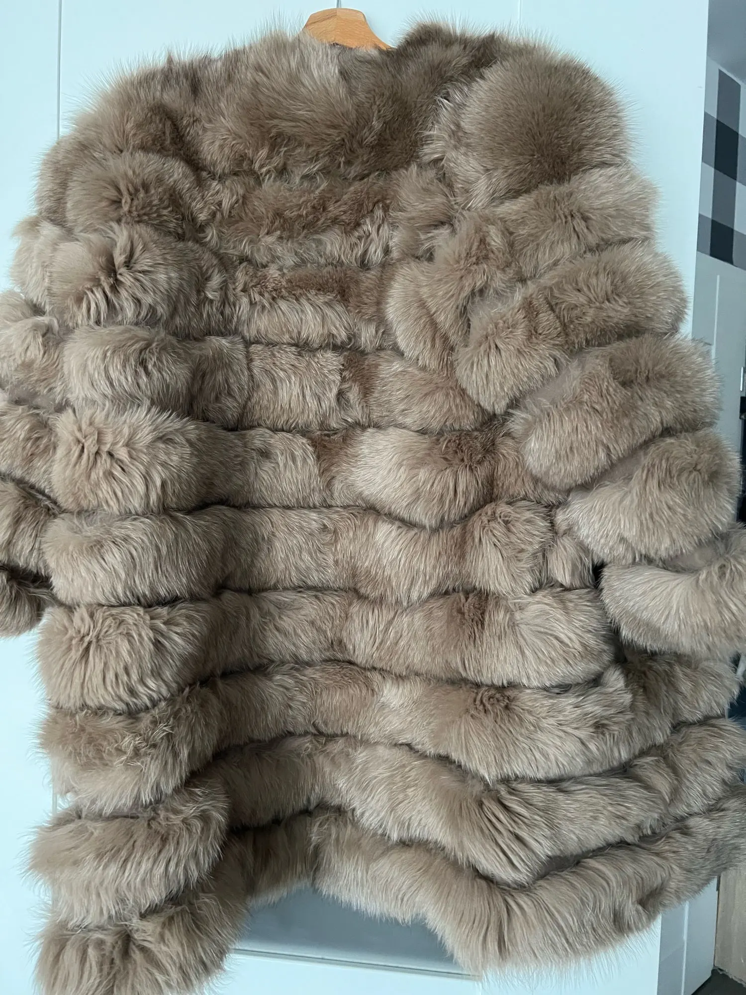 NEW Style 4in1 Real Fur Coats Women Natural Real Fur Jackets Vest Winter Outerwear Women Fox Fur Coat High Quality Fur Clothes