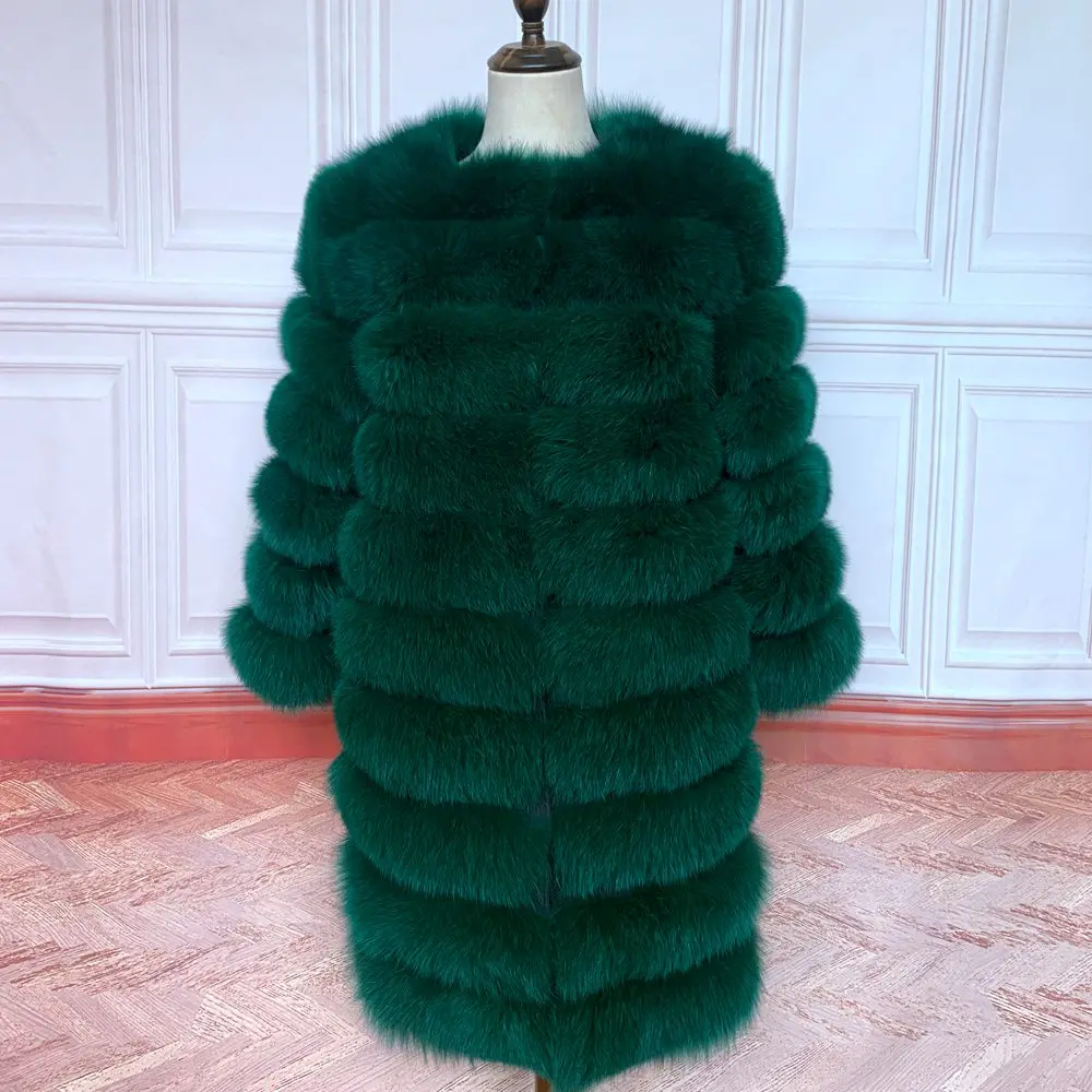 NEW Style 4in1 Real Fur Coats Women Natural Real Fur Jackets Vest Winter Outerwear Women Fox Fur Coat High Quality Fur Clothes