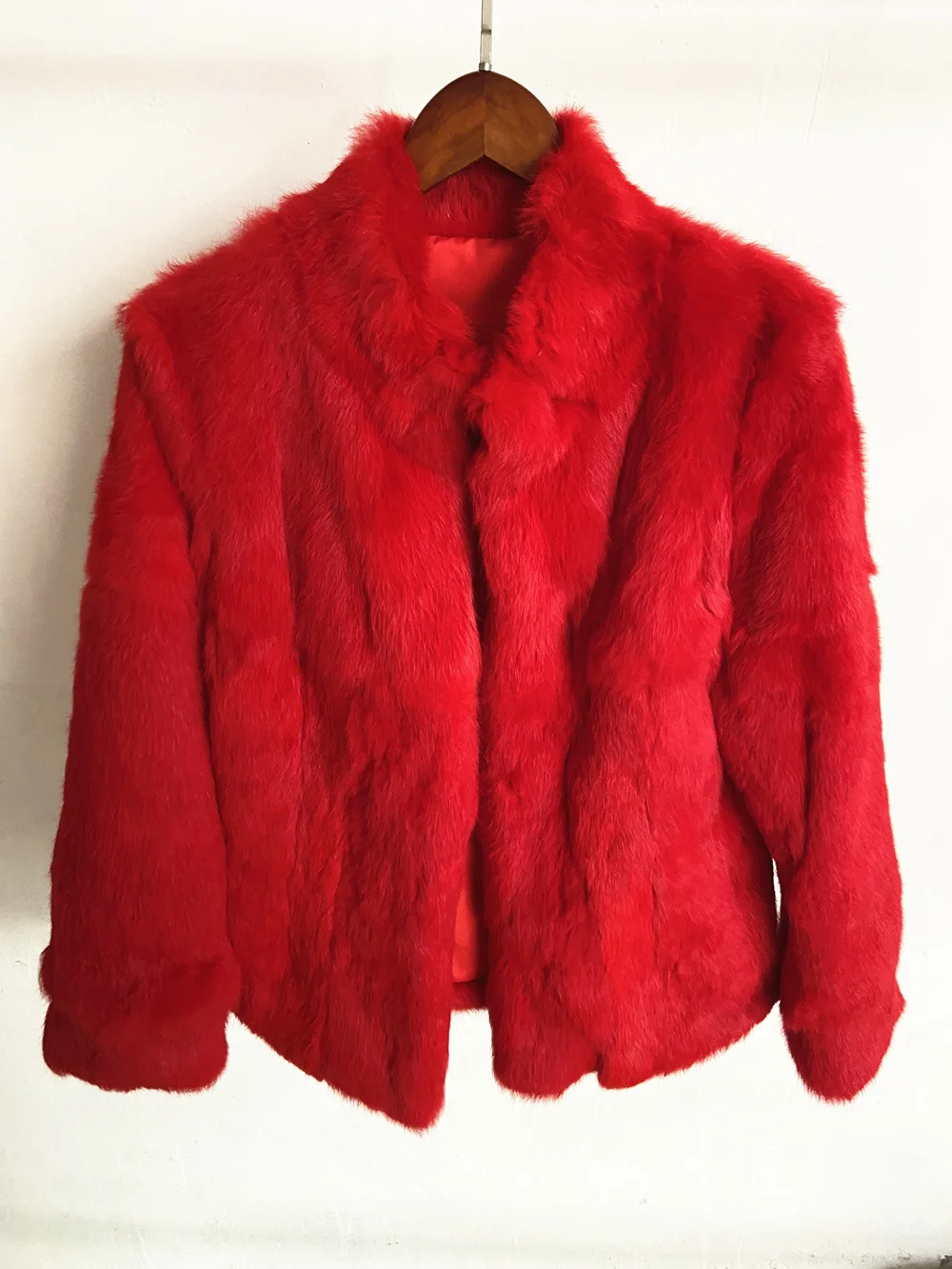 Fancy Rani Natural Rabbit Fur Coat Women Winter Jacket Real Leather And Fur Women's Clothing Female Outerwears With 2024
